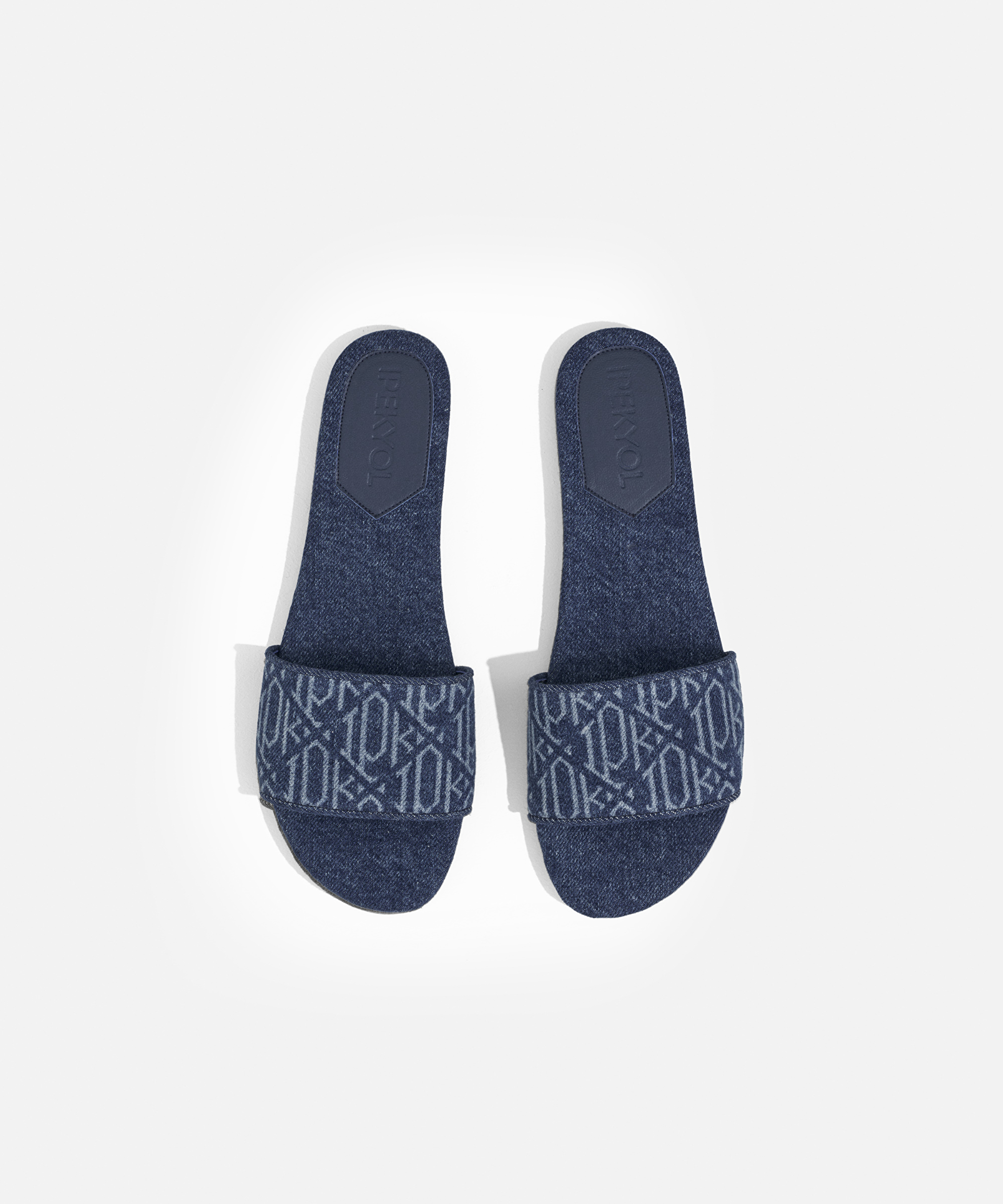 Monogram denim terlik_2